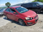 2013 Chevrolet Sonic Lt Red vin: 1G1JC5SH8D4143216