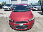 2013 Chevrolet Sonic Lt Красный vin: 1G1JC5SH8D4143216