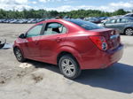 2013 Chevrolet Sonic Lt Red vin: 1G1JC5SH8D4143216