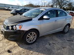 2013 Chevrolet Sonic Lt Silver vin: 1G1JC5SH8D4152899