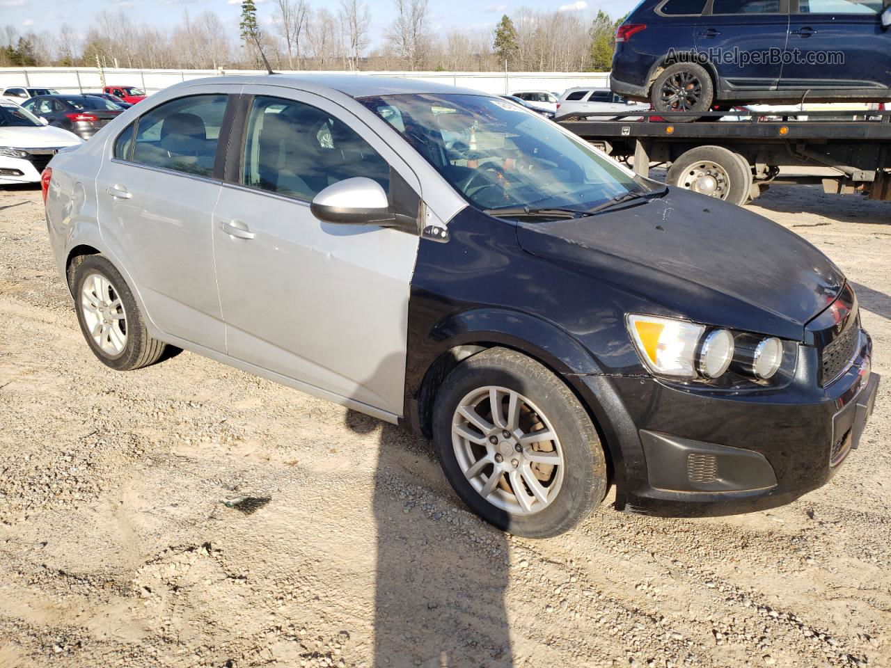 2013 Chevrolet Sonic Lt Silver vin: 1G1JC5SH8D4152899