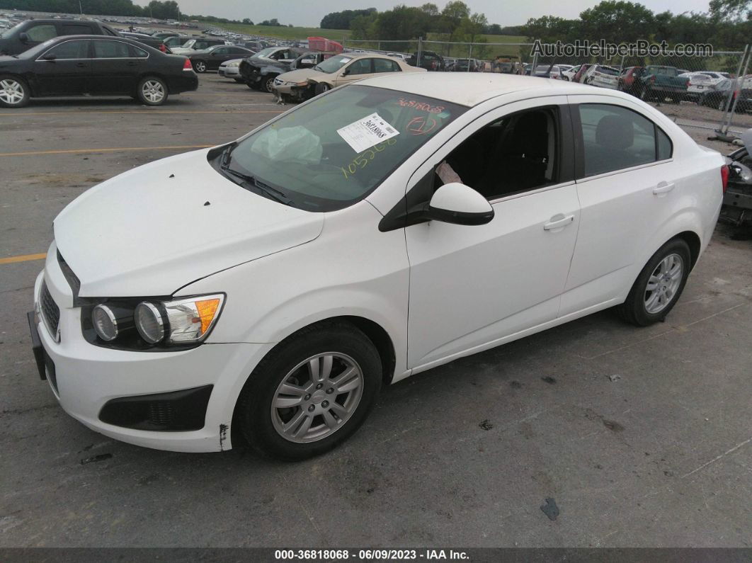 2013 Chevrolet Sonic Lt Белый vin: 1G1JC5SH8D4158721