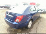 2013 Chevrolet Sonic Lt Синий vin: 1G1JC5SH8D4161750