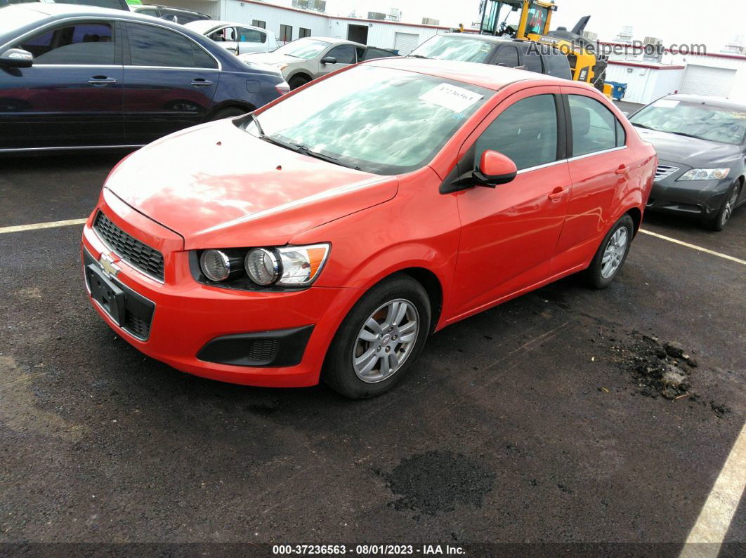 2013 Chevrolet Sonic Lt Orange vin: 1G1JC5SH8D4170223