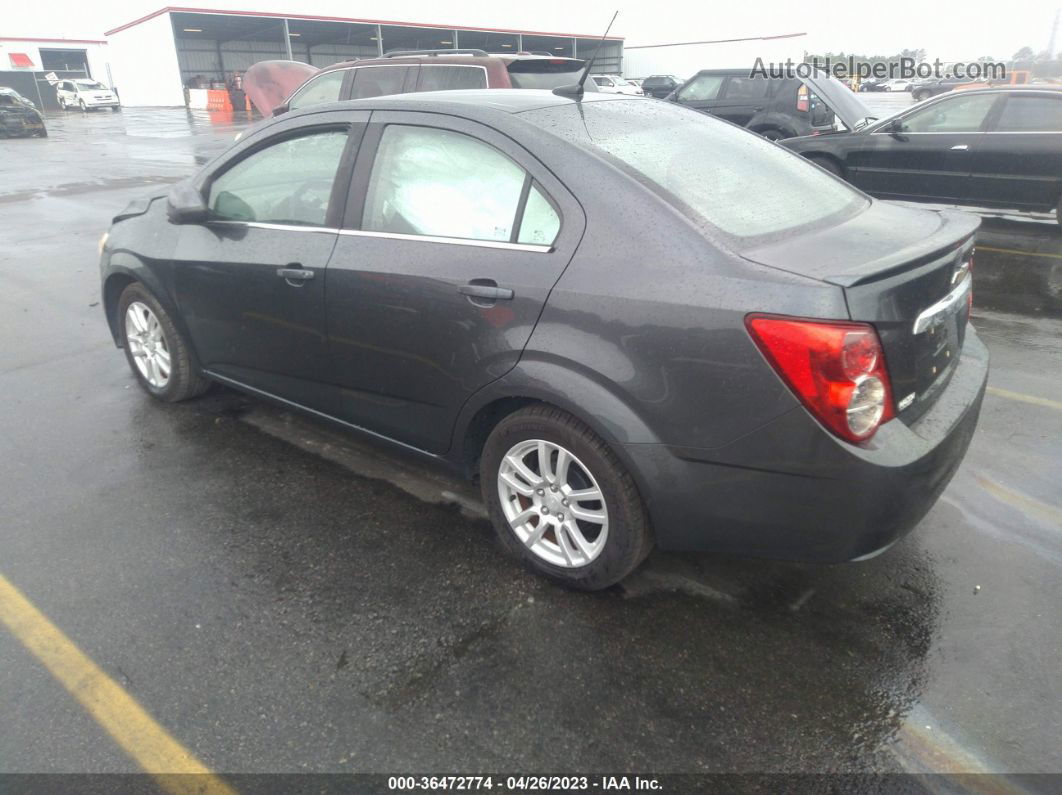 2013 Chevrolet Sonic Lt Gray vin: 1G1JC5SH8D4194814