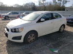 2013 Chevrolet Sonic Lt White vin: 1G1JC5SH8D4201583