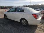 2013 Chevrolet Sonic Lt White vin: 1G1JC5SH8D4201583