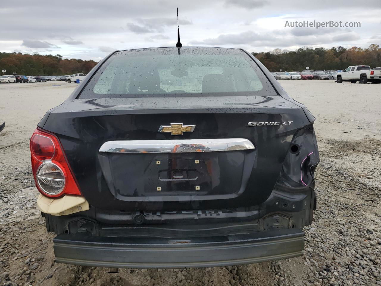 2013 Chevrolet Sonic Lt Black vin: 1G1JC5SH8D4203267