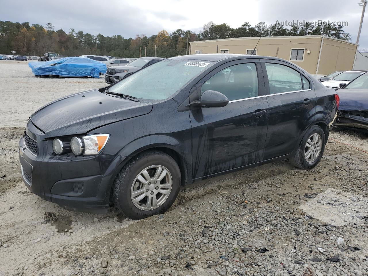 2013 Chevrolet Sonic Lt Black vin: 1G1JC5SH8D4203267