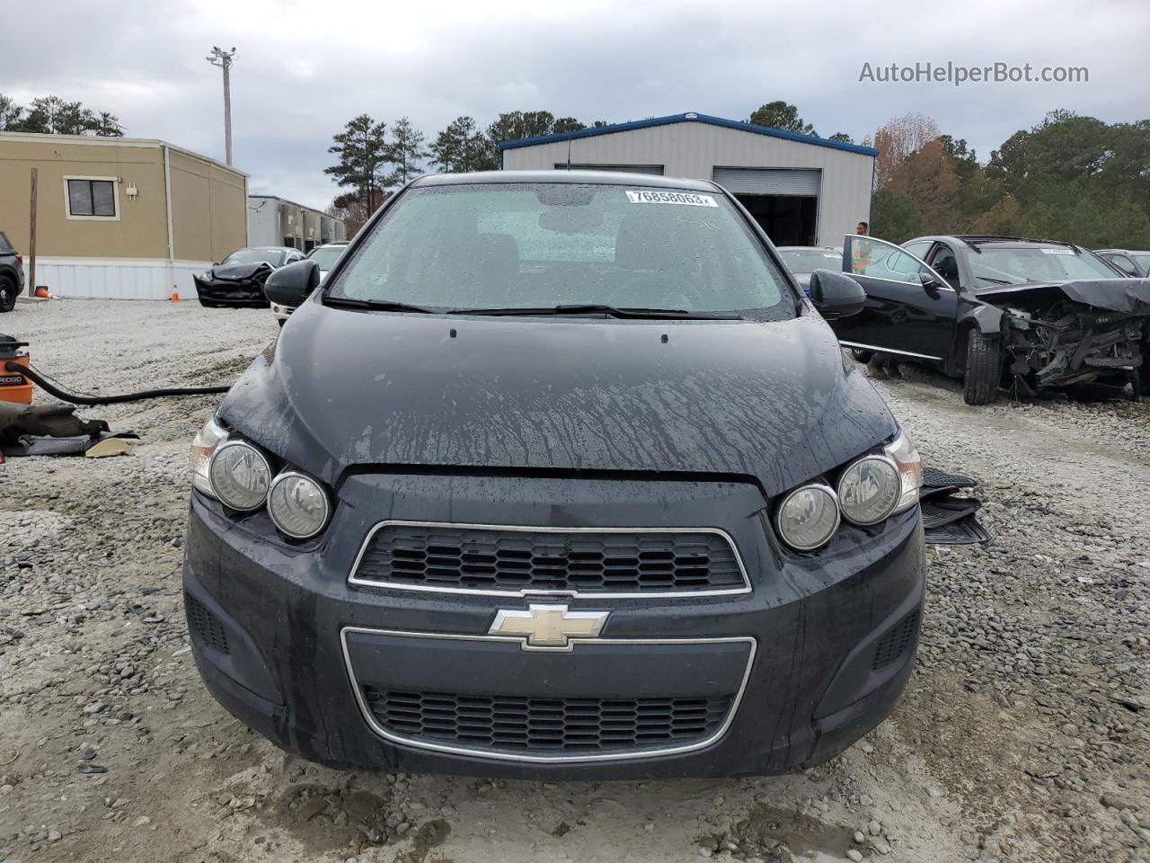 2013 Chevrolet Sonic Lt Black vin: 1G1JC5SH8D4203267