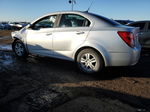 2013 Chevrolet Sonic Lt Silver vin: 1G1JC5SH8D4212017