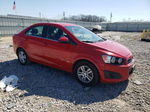 2013 Chevrolet Sonic Lt Красный vin: 1G1JC5SH8D4228704