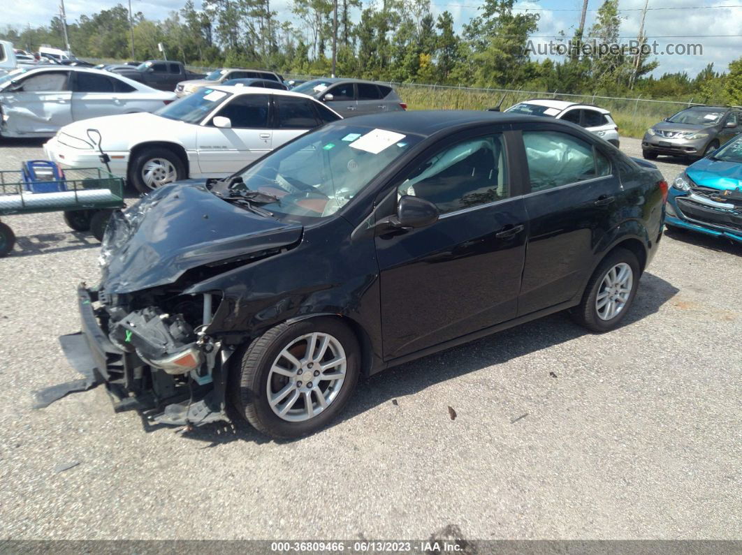 2014 Chevrolet Sonic Lt Black vin: 1G1JC5SH8E4140821