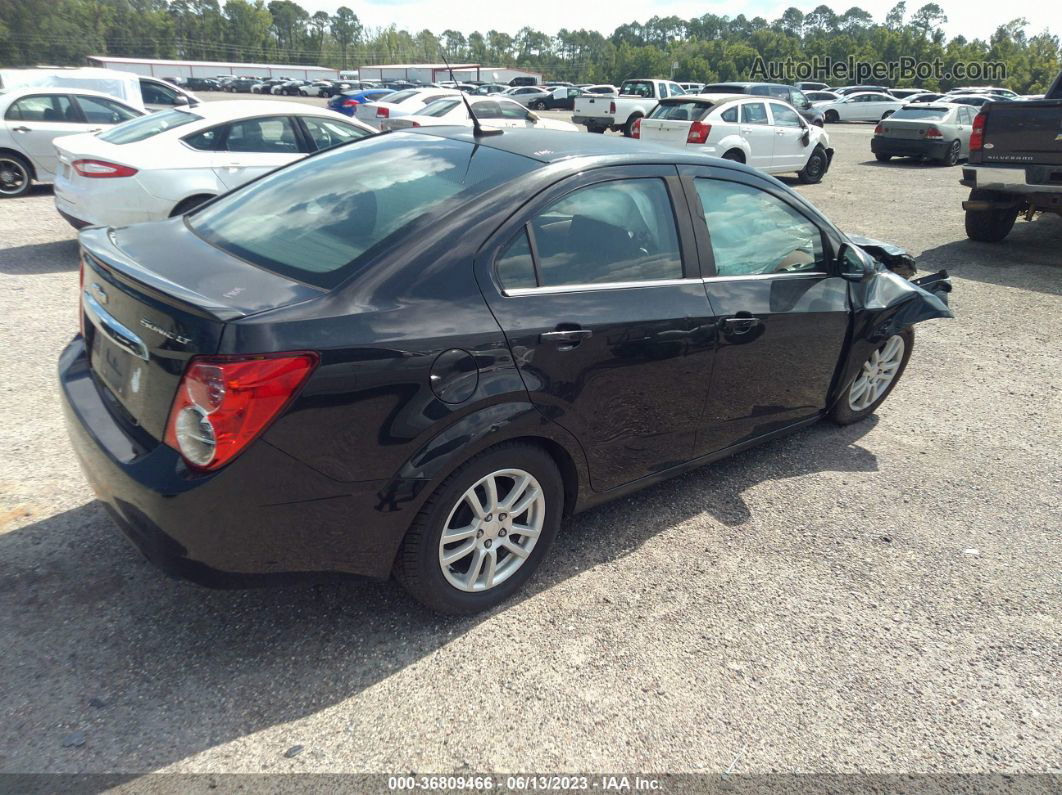 2014 Chevrolet Sonic Lt Black vin: 1G1JC5SH8E4140821