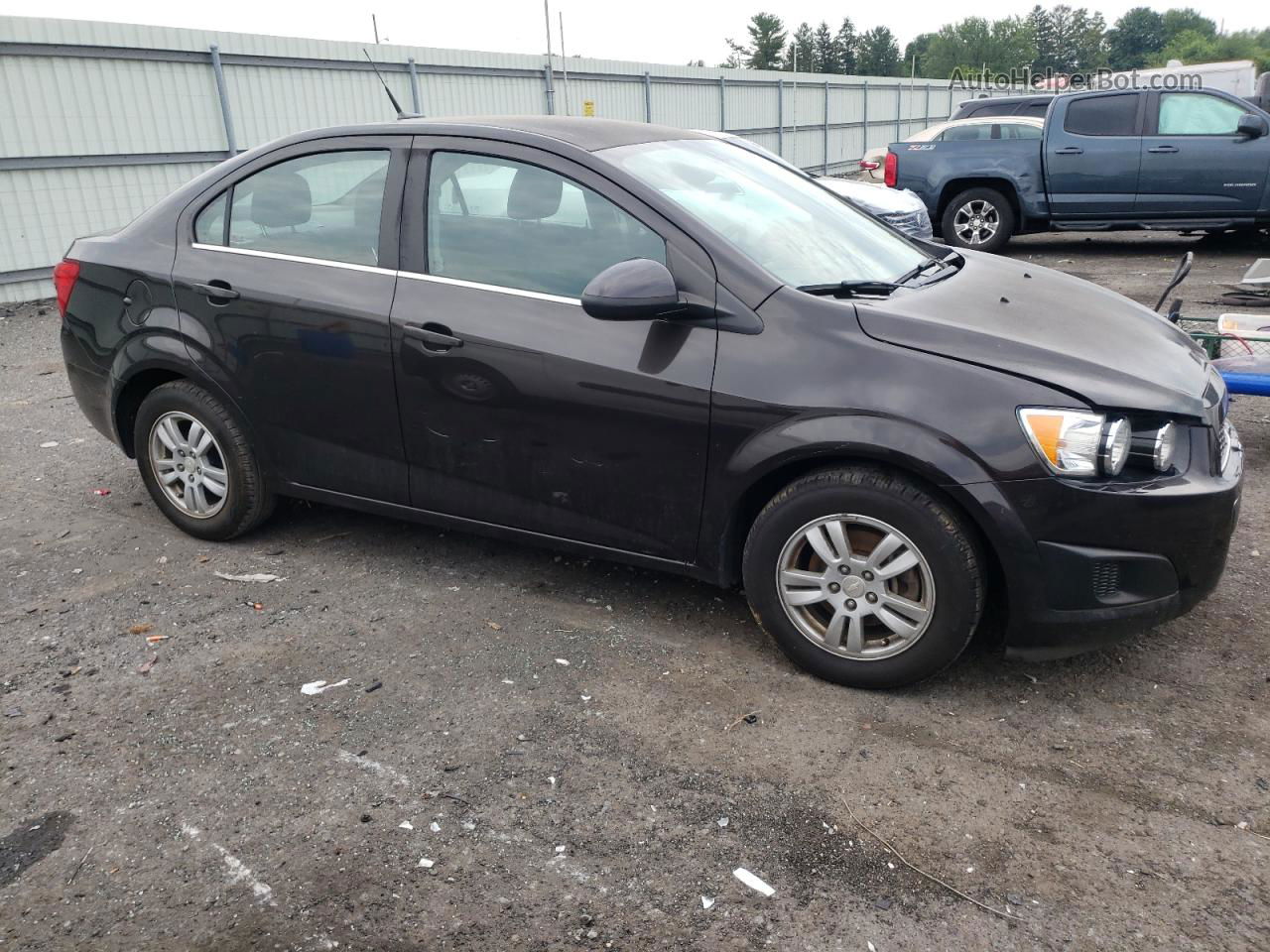 2014 Chevrolet Sonic Lt Black vin: 1G1JC5SH8E4198170