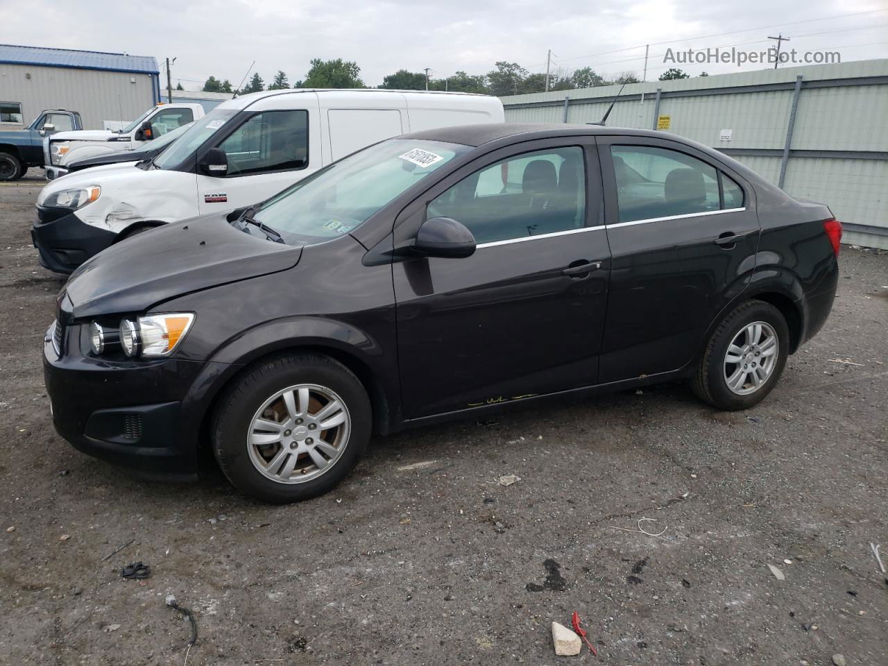 2014 Chevrolet Sonic Lt Black vin: 1G1JC5SH8E4198170