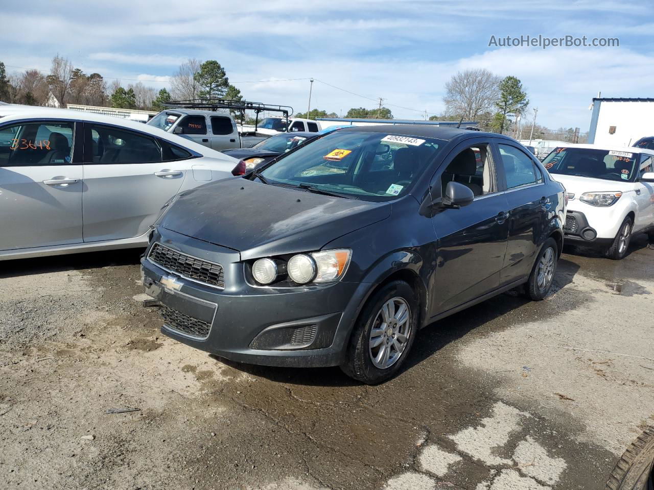 2014 Chevrolet Sonic Lt Charcoal vin: 1G1JC5SH8E4236819