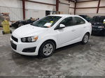 2013 Chevrolet Sonic Lt Auto White vin: 1G1JC5SH9D4125582