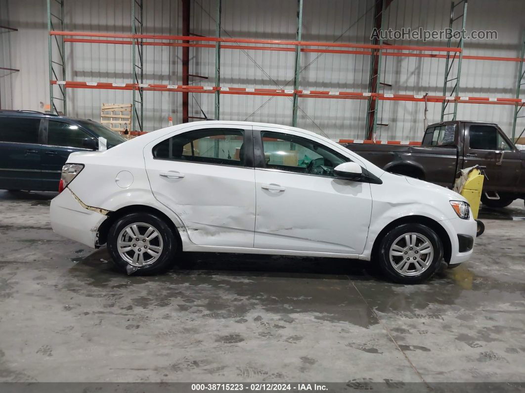 2013 Chevrolet Sonic Lt Auto White vin: 1G1JC5SH9D4125582