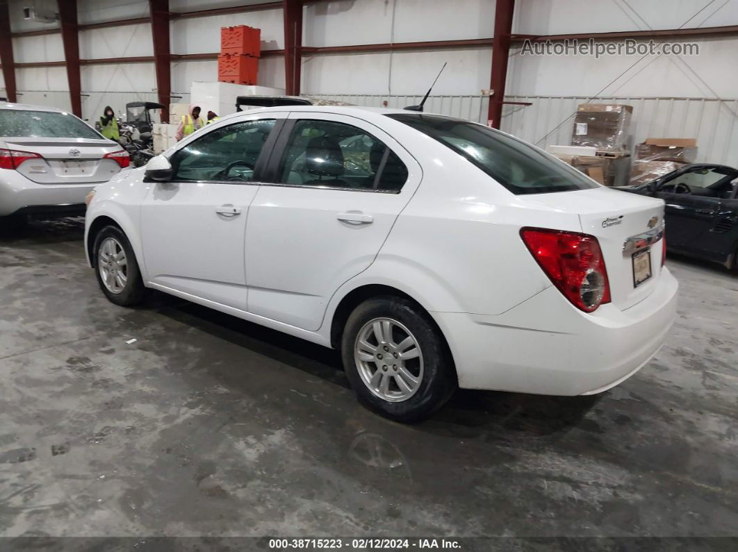 2013 Chevrolet Sonic Lt Auto White vin: 1G1JC5SH9D4125582