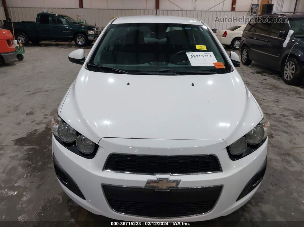 2013 Chevrolet Sonic Lt Auto White vin: 1G1JC5SH9D4125582