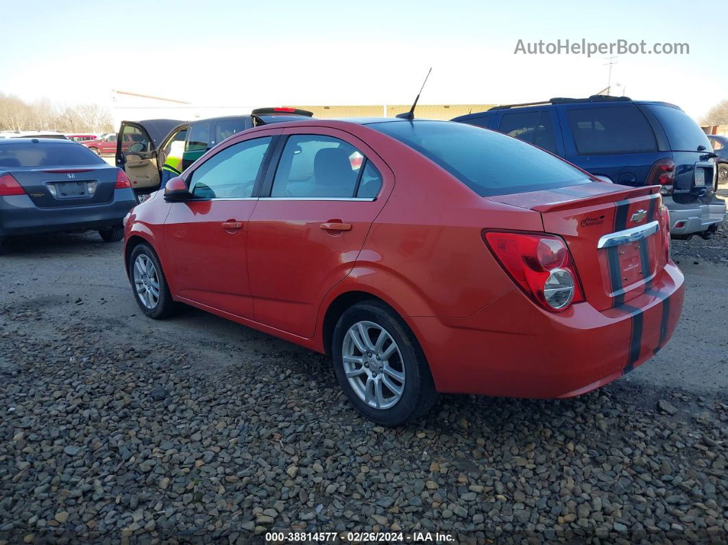 2013 Chevrolet Sonic Lt Auto Orange vin: 1G1JC5SH9D4170344