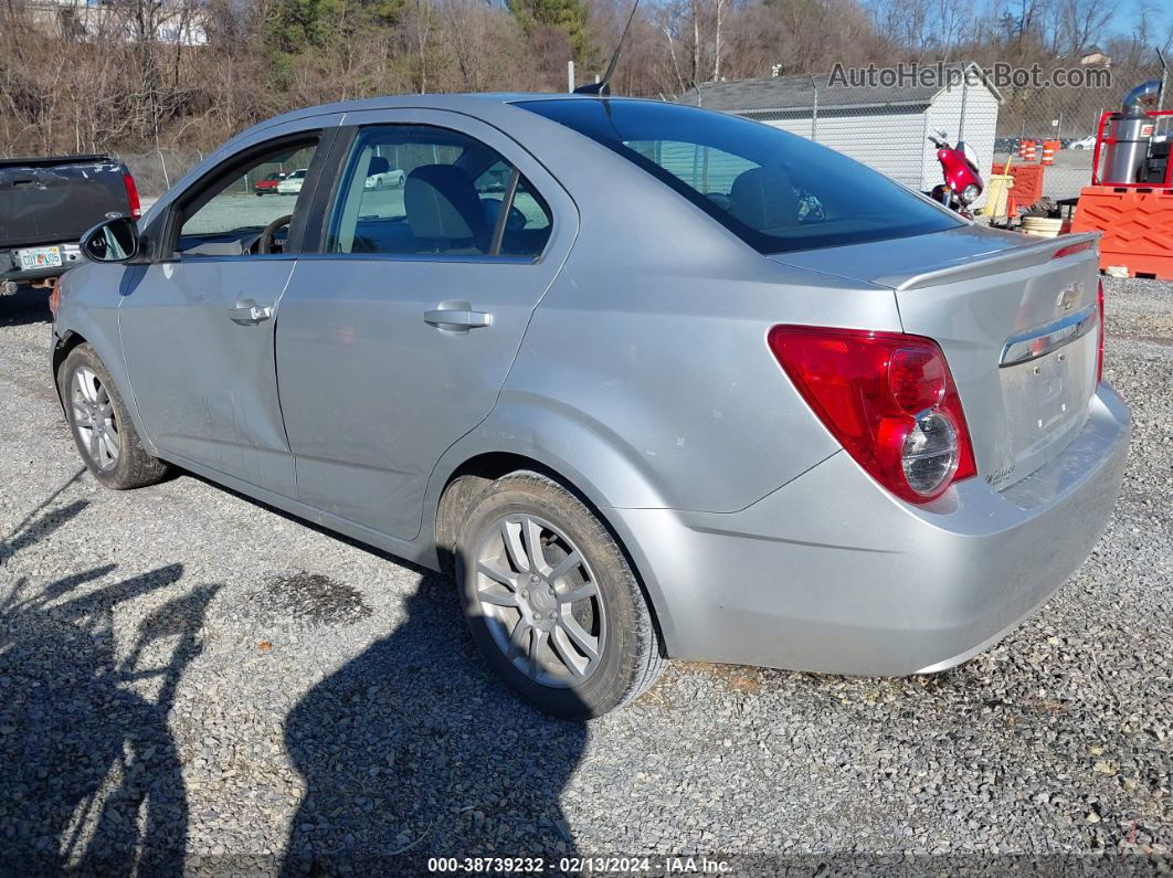 2013 Chevrolet Sonic Lt Auto Silver vin: 1G1JC5SH9D4172563