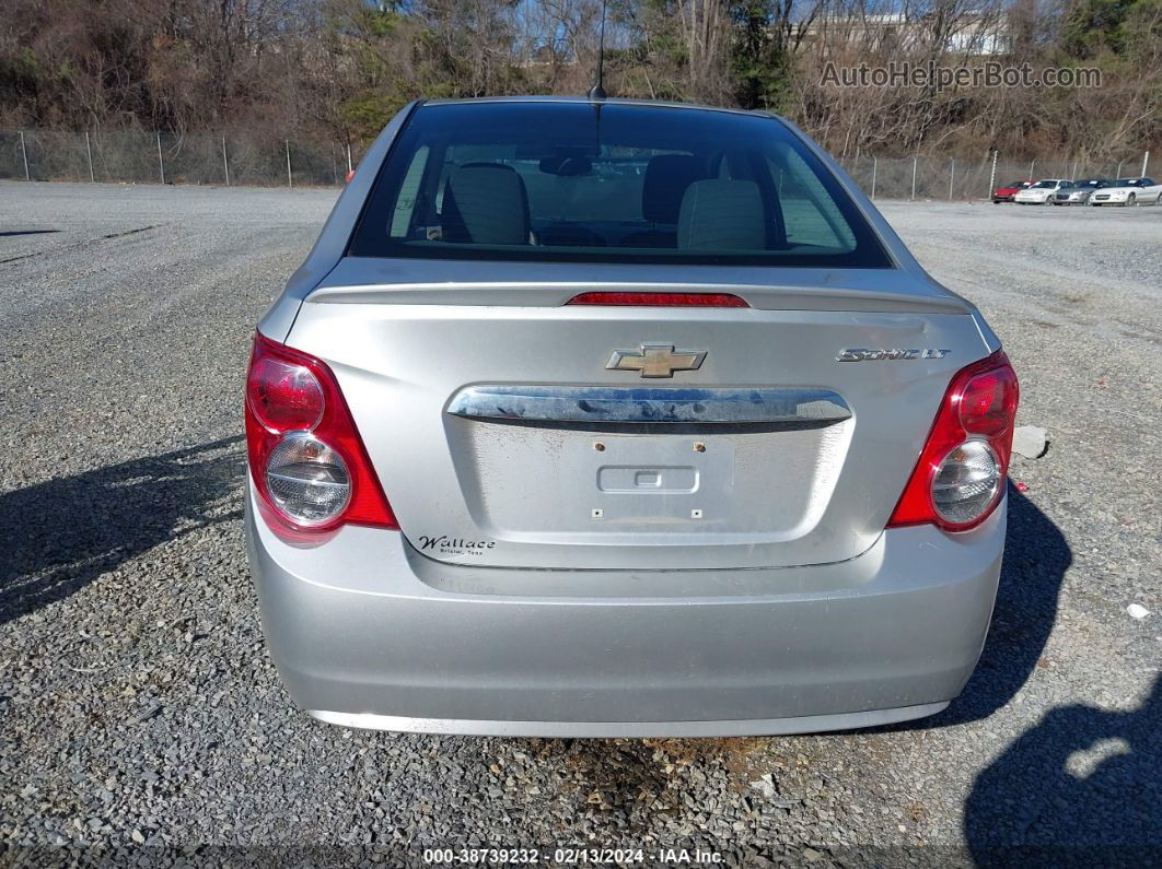 2013 Chevrolet Sonic Lt Auto Silver vin: 1G1JC5SH9D4172563