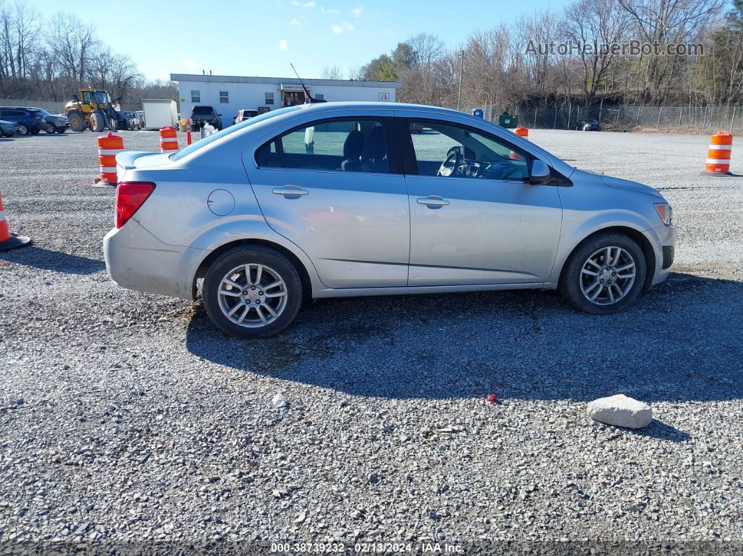 2013 Chevrolet Sonic Lt Auto Silver vin: 1G1JC5SH9D4172563