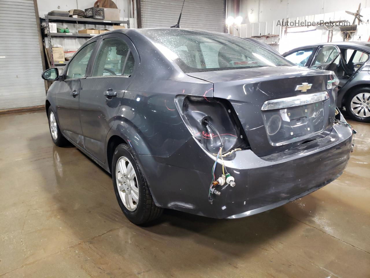 2013 Chevrolet Sonic Lt Gray vin: 1G1JC5SH9D4197320