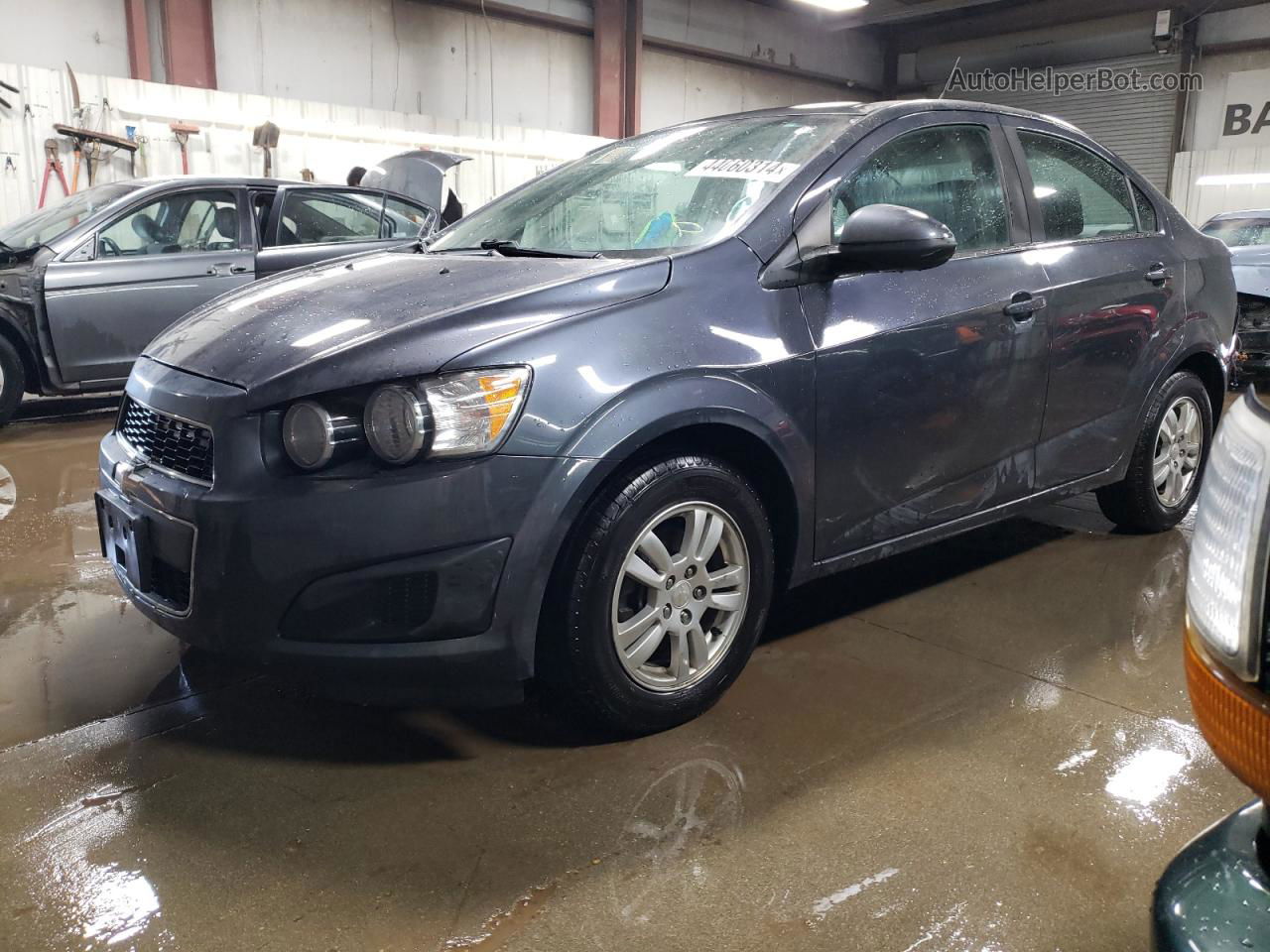 2013 Chevrolet Sonic Lt Gray vin: 1G1JC5SH9D4197320