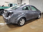 2013 Chevrolet Sonic Lt Gray vin: 1G1JC5SH9D4197320