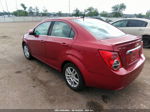 2013 Chevrolet Sonic Lt Red vin: 1G1JC5SH9D4222023