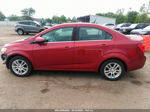 2013 Chevrolet Sonic Lt Red vin: 1G1JC5SH9D4222023