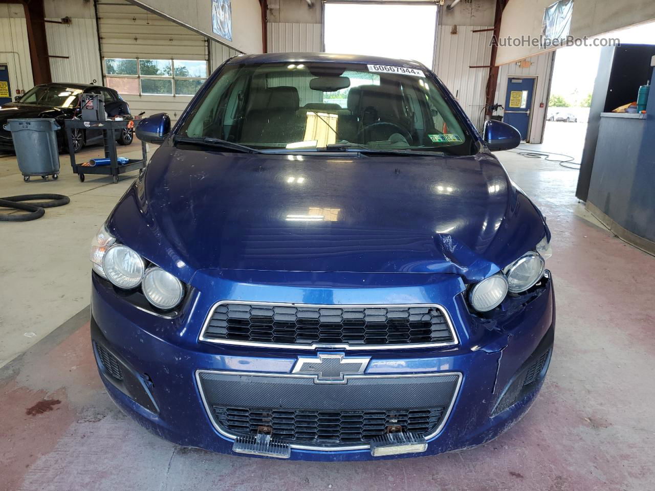 2013 Chevrolet Sonic Lt Синий vin: 1G1JC5SH9D4257354