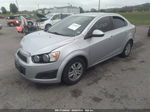 2014 Chevrolet Sonic Lt Silver vin: 1G1JC5SH9E4192362