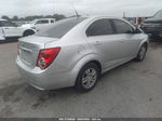 2014 Chevrolet Sonic Lt Silver vin: 1G1JC5SH9E4192362