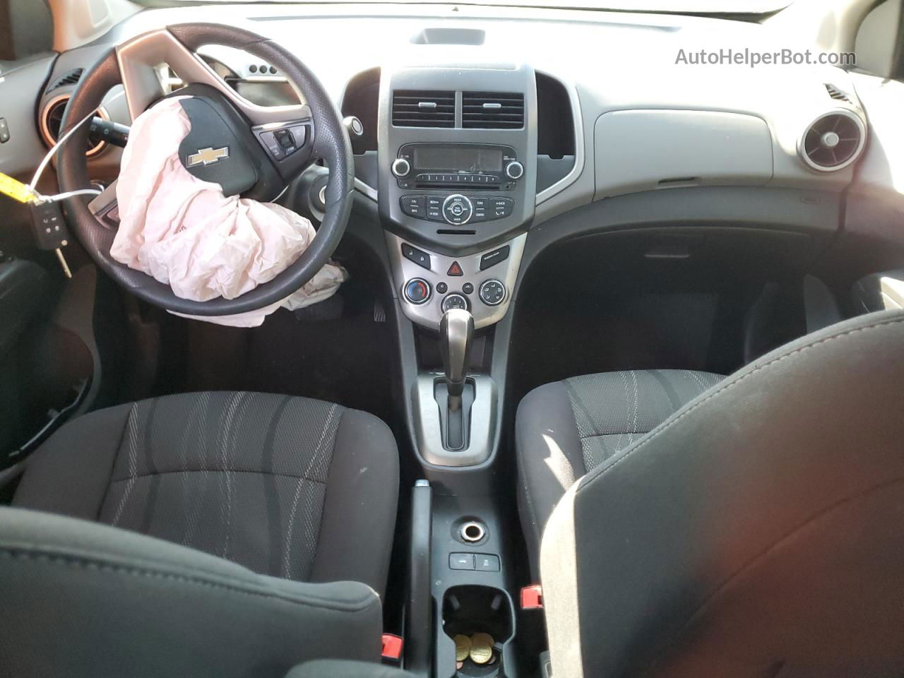 2014 Chevrolet Sonic Lt Белый vin: 1G1JC5SH9E4202632