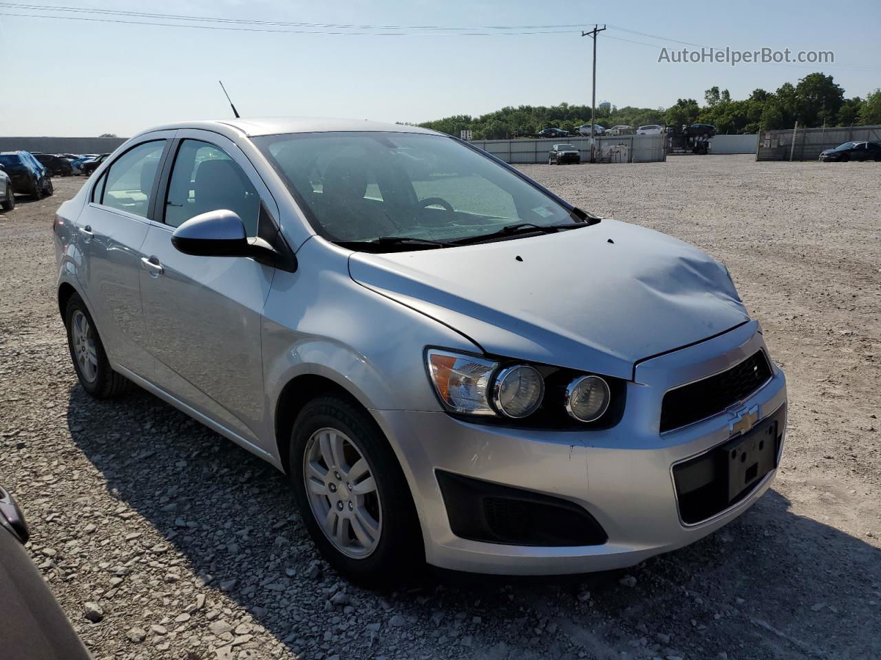 2014 Chevrolet Sonic Lt Gray vin: 1G1JC5SH9E4212139