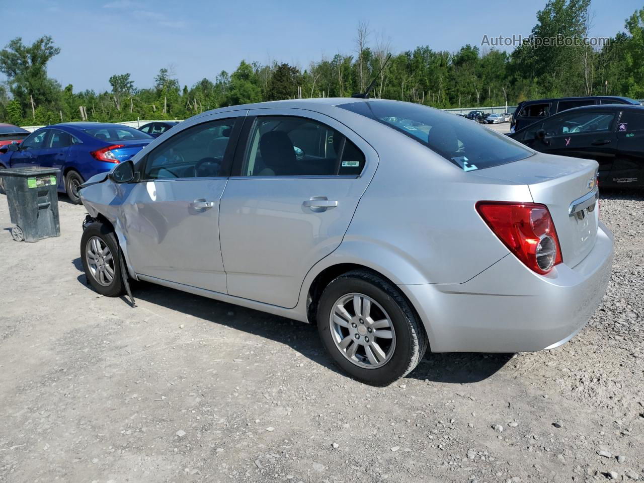 2014 Chevrolet Sonic Lt Gray vin: 1G1JC5SH9E4212139