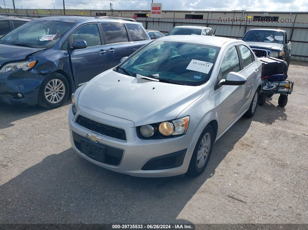 2014 Chevrolet Sonic Lt Auto Silver vin: 1G1JC5SH9E4238904