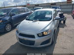 2014 Chevrolet Sonic Lt Auto Silver vin: 1G1JC5SH9E4238904