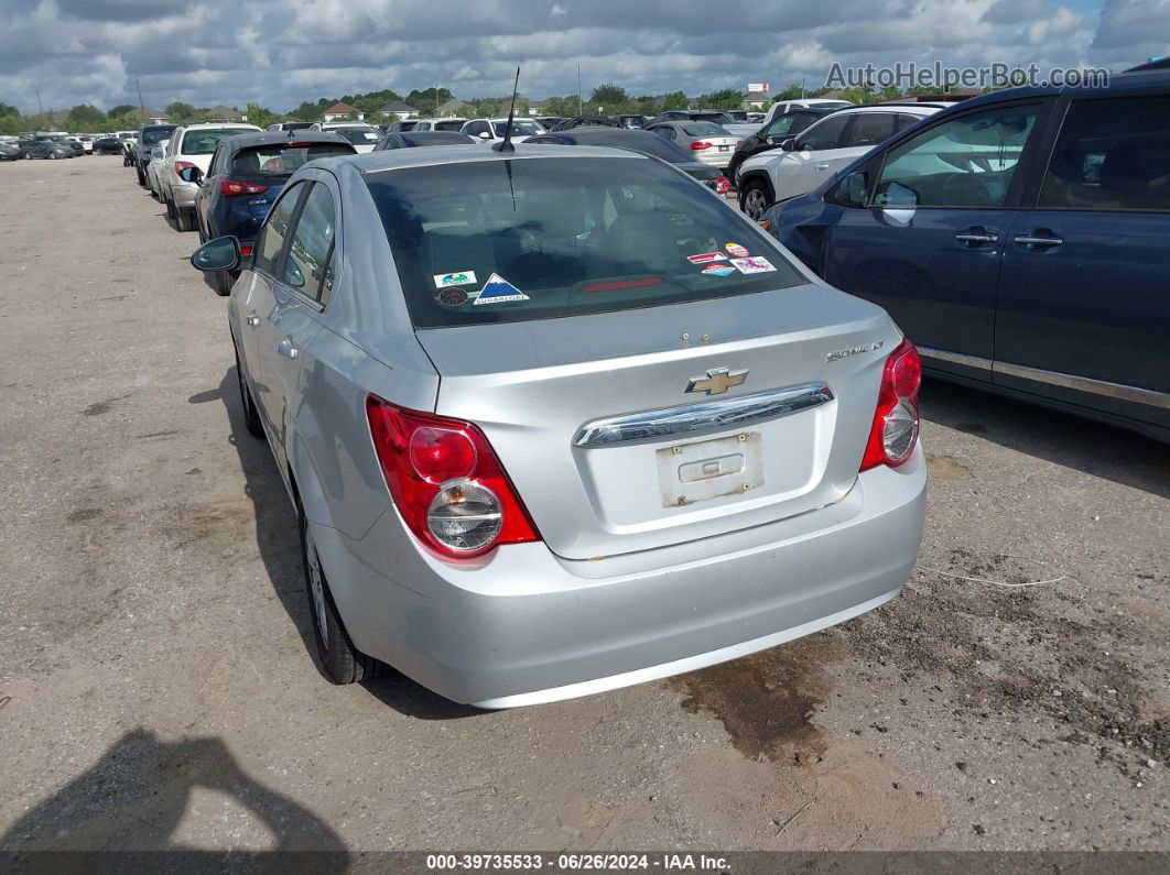 2014 Chevrolet Sonic Lt Auto Silver vin: 1G1JC5SH9E4238904