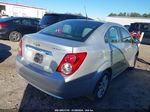 2013 Chevrolet Sonic Lt Auto Silver vin: 1G1JC5SHXD4138776