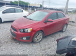 2013 Chevrolet Sonic Lt Auto Red vin: 1G1JC5SHXD4143203