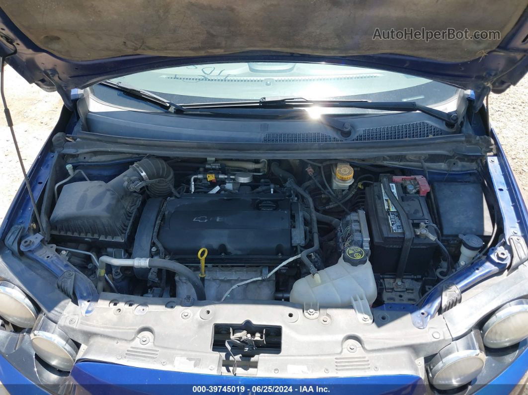 2013 Chevrolet Sonic Lt Auto Синий vin: 1G1JC5SHXD4151351