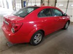 2013 Chevrolet Sonic Lt Red vin: 1G1JC5SHXD4157411