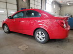 2013 Chevrolet Sonic Lt Red vin: 1G1JC5SHXD4157411