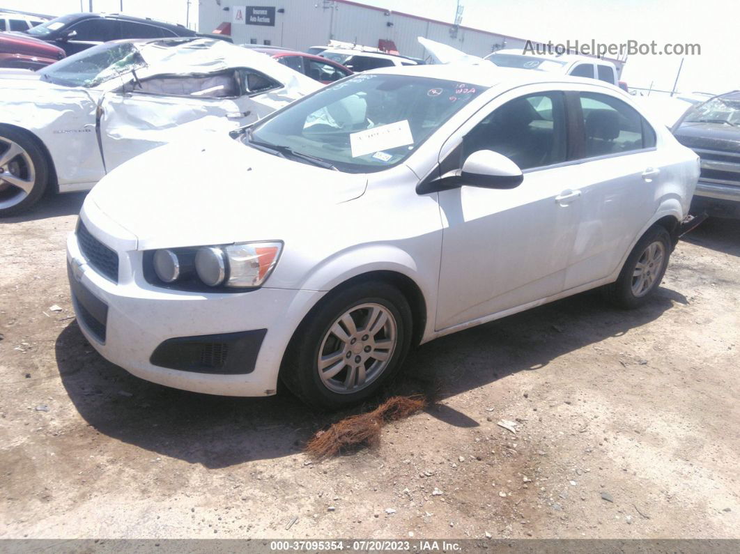 2013 Chevrolet Sonic Lt White vin: 1G1JC5SHXD4176797