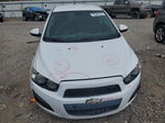 2013 Chevrolet Sonic Lt White vin: 1G1JC5SHXD4254642